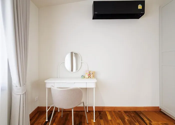 ヴィラ Luxurysukhumvithouse 2br 2bath Kitchen Netflix 1lv 160sqmeteres *